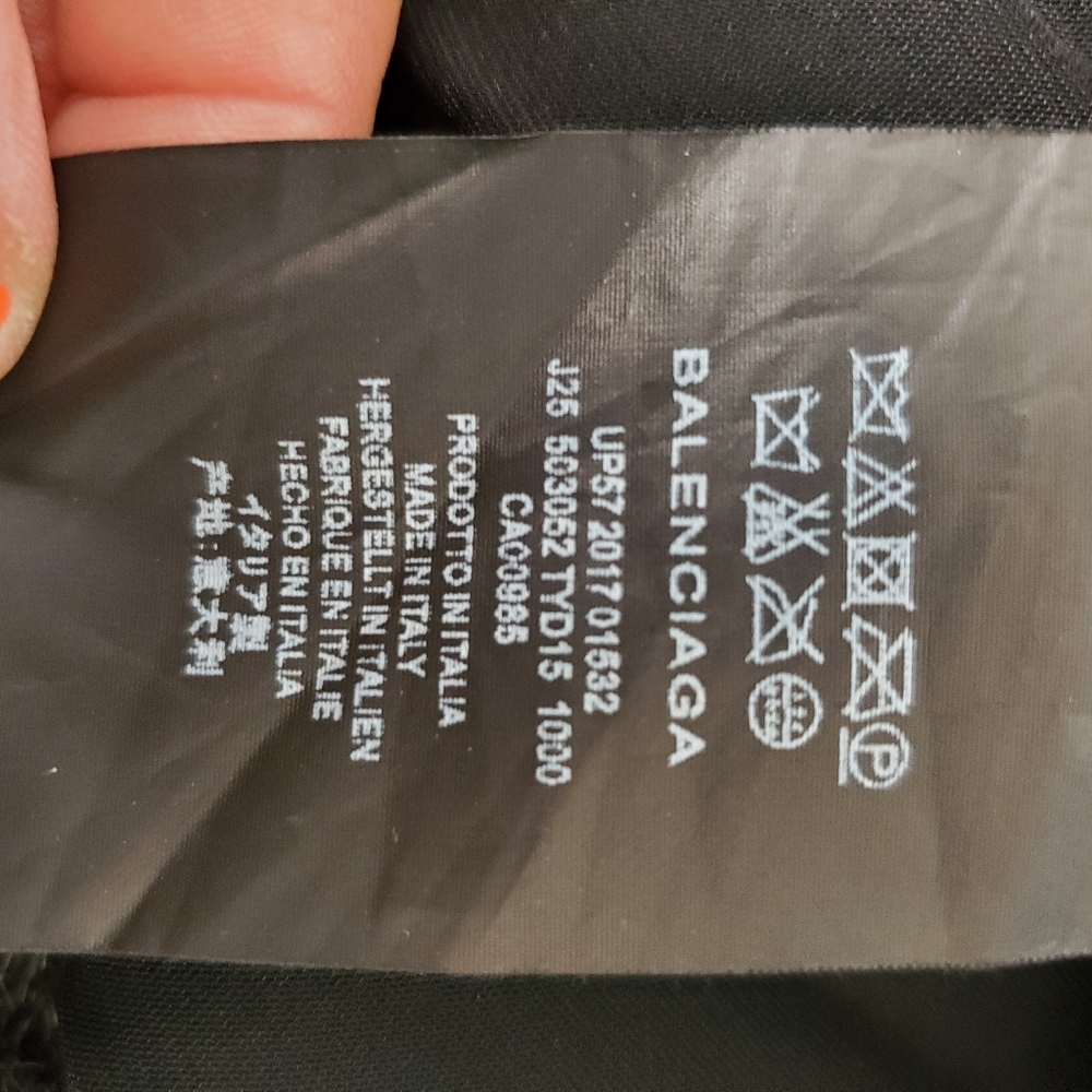 Balenciaga fancy plated skirt, black, seize 36 - Picture 9 of 10